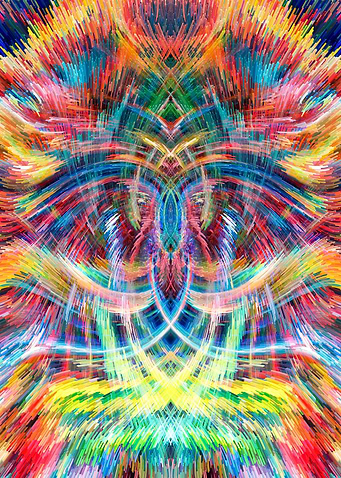 Baby Crying Abstract Art