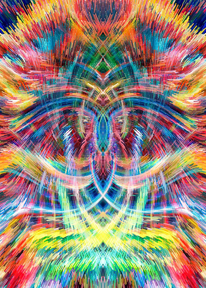 Baby Crying Abstract Art