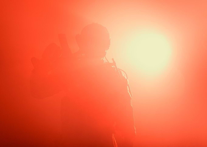 Back lit Militant