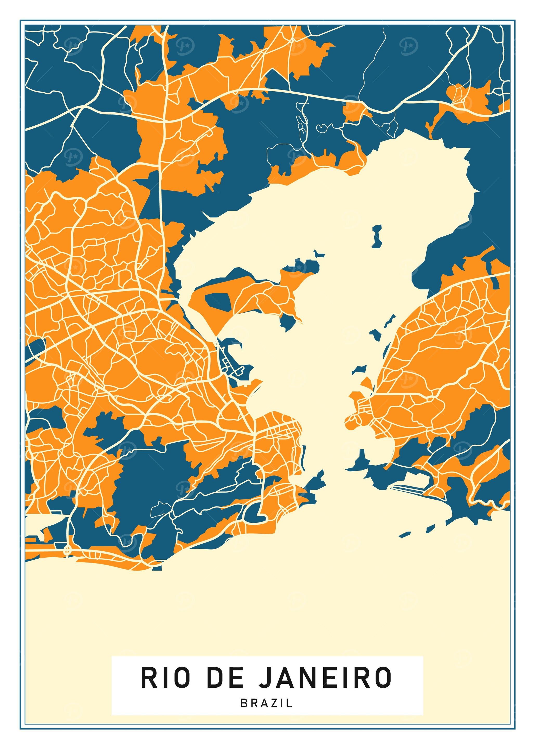 Rio de janeiro map