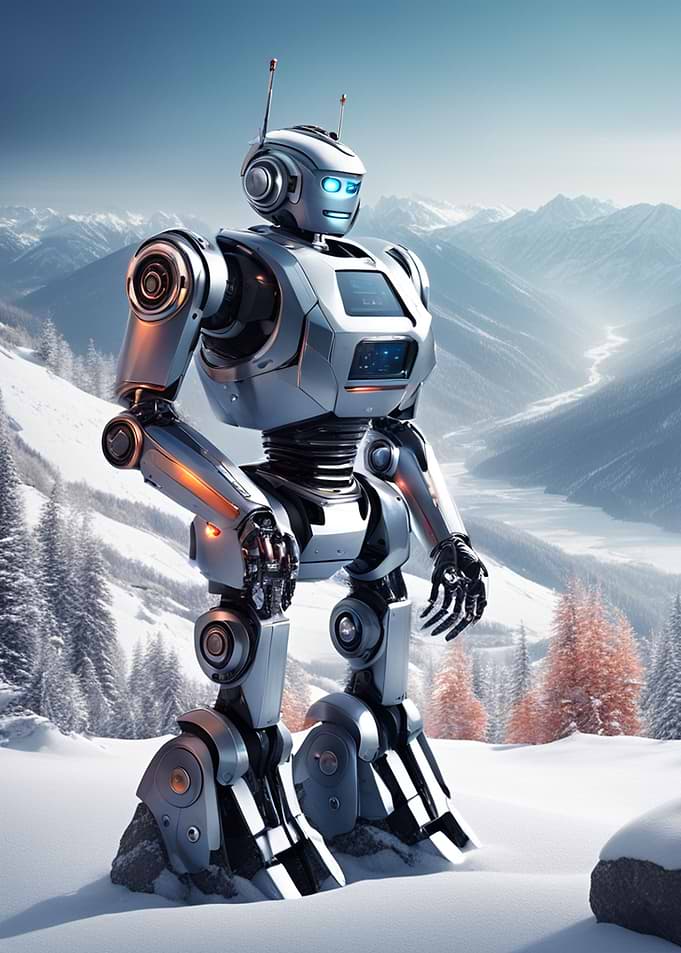 Robot in winter 03