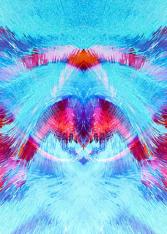 Baby Crying Abstract Art
