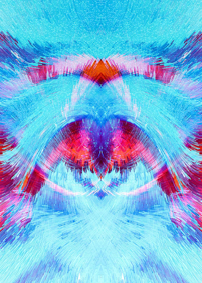 Baby Crying Abstract Art