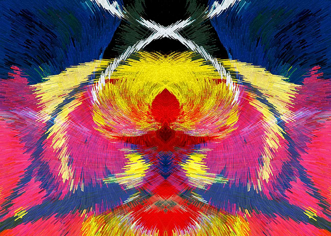 Baby Crying Abstract Art