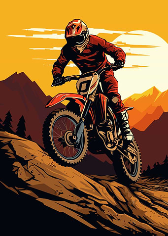 Motocross Downhill Bike