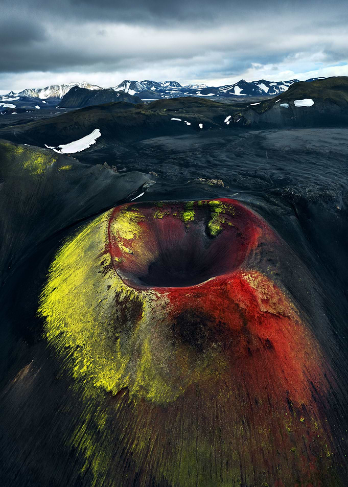 Colorful Volcanic Crater