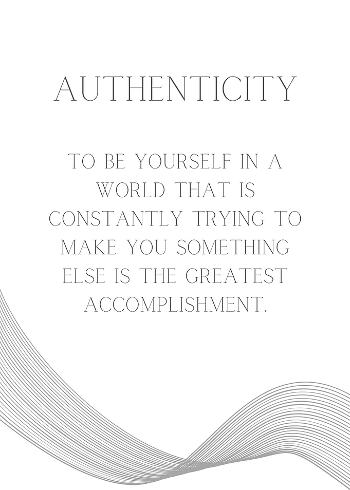 Authenticity quote message