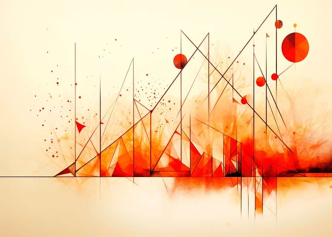 AUTUMN Mountains Art