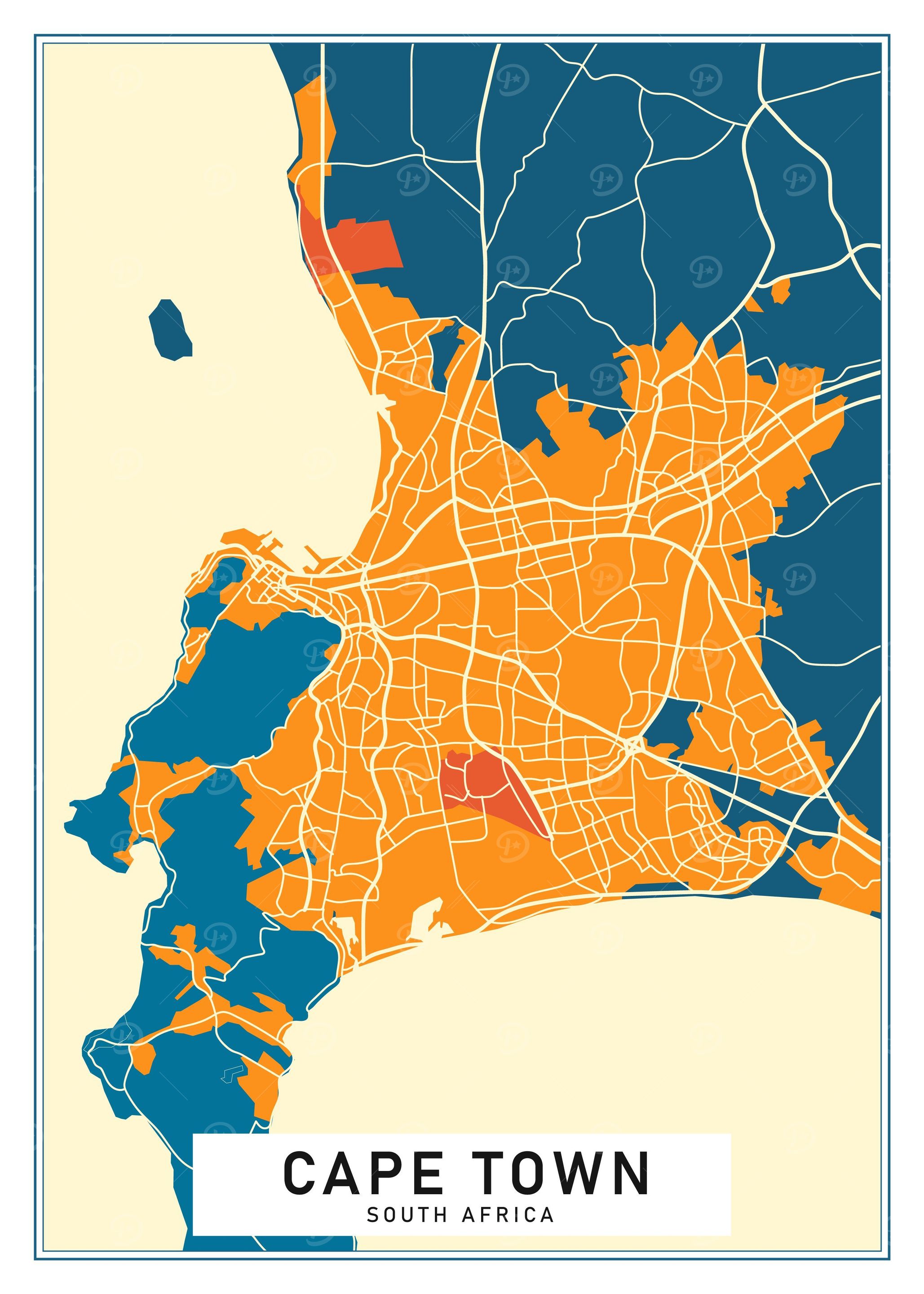 Cape town map
