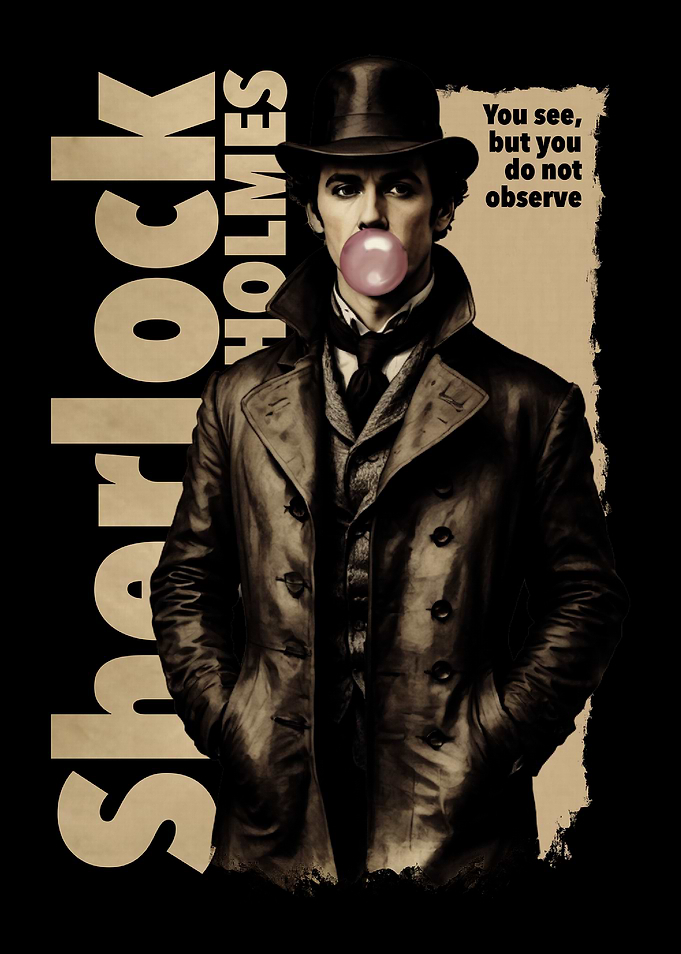 Sherlock Holmes bubble gum