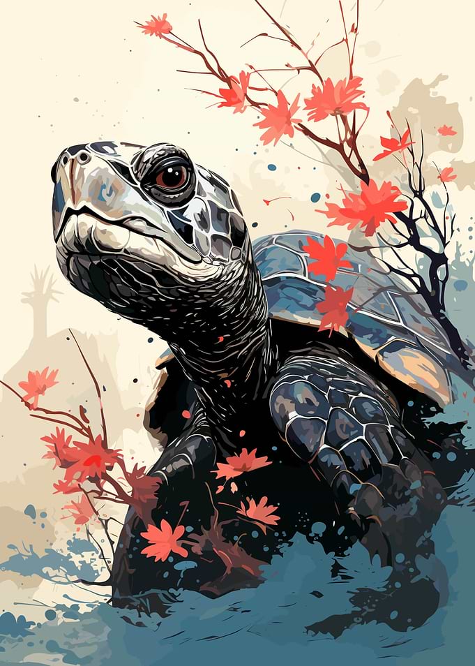 Turtle Animal Japan Vibes