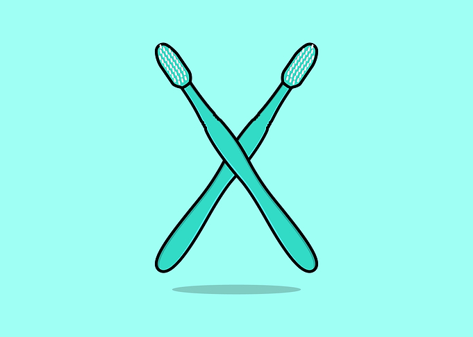 Toothbrush vector icon