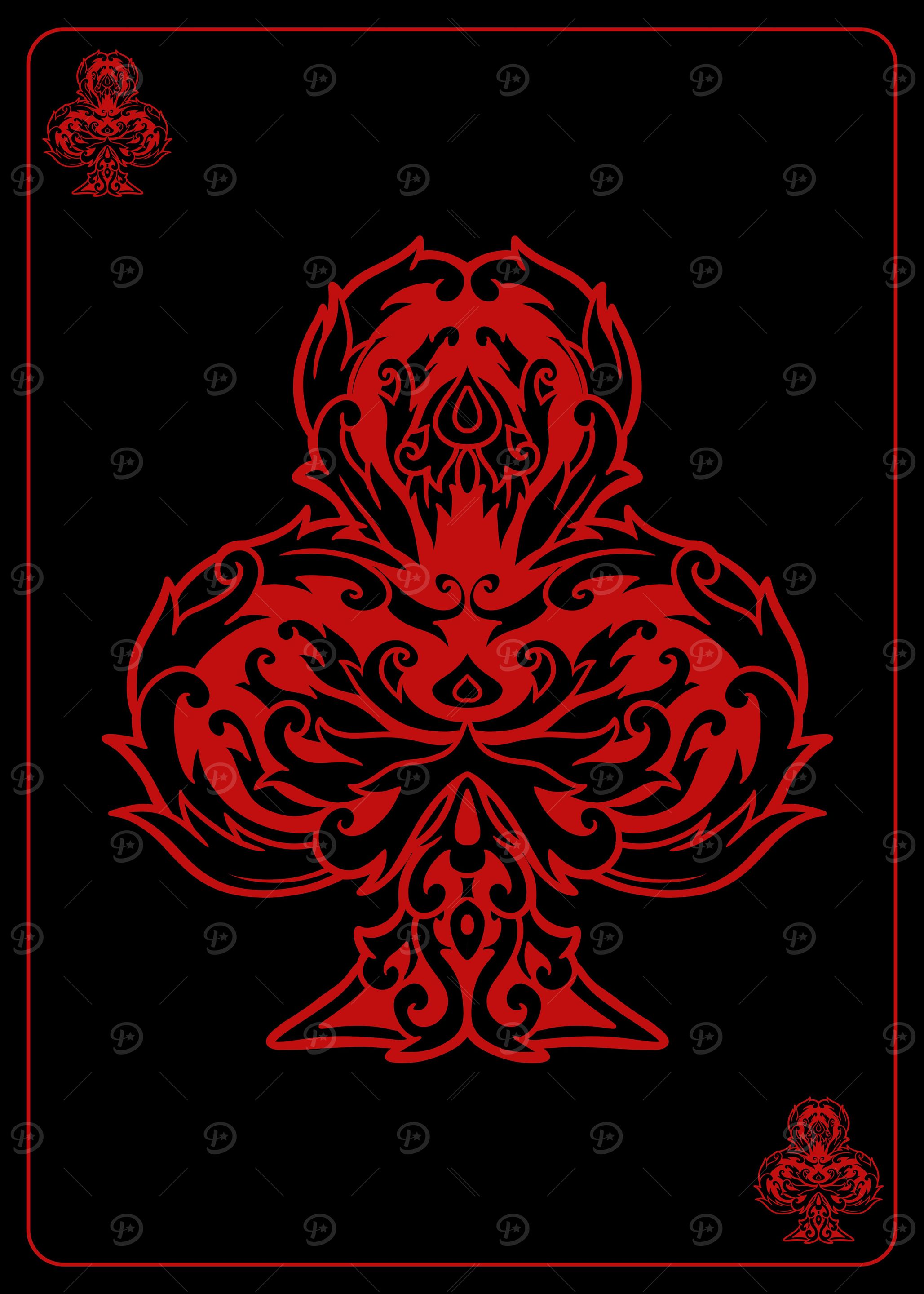 card ornament club