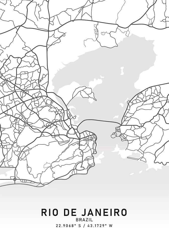 Rio de janeiro map