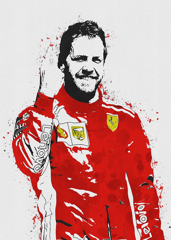 Sebastian Vettel Poster