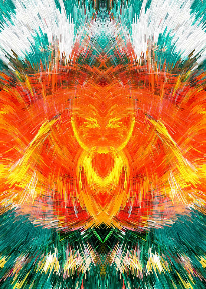 Baby dont Cry Abstract Art