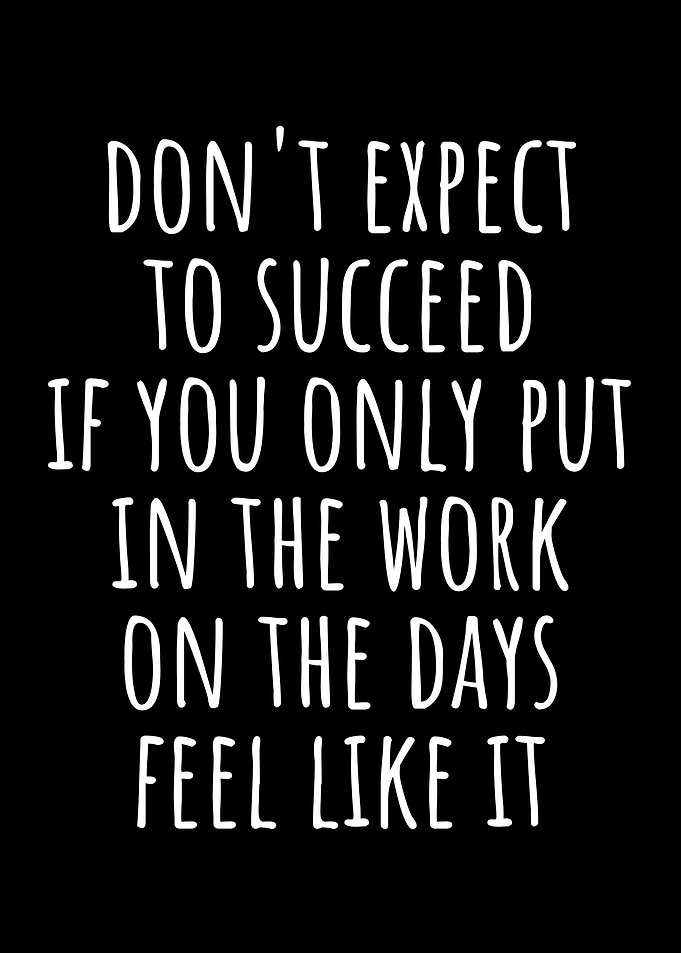 dont expect to succeed