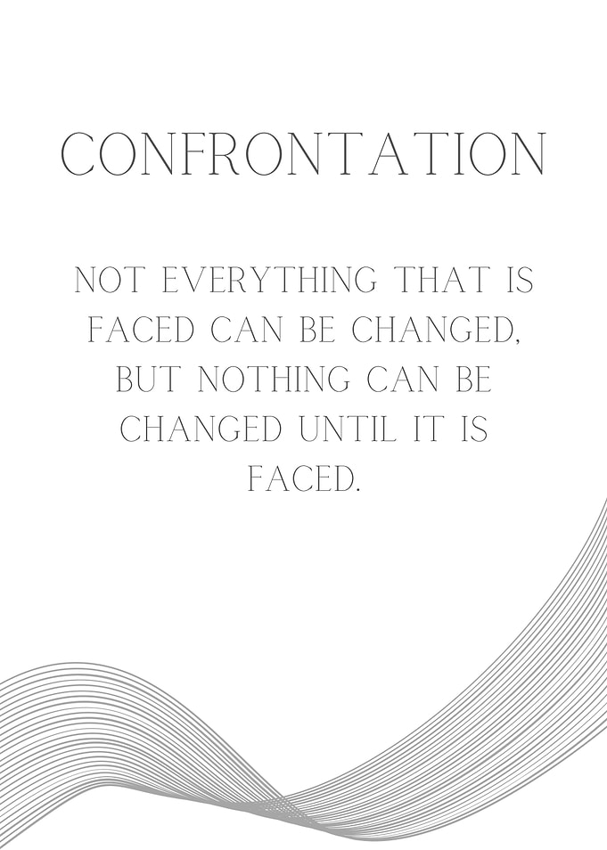 Confrontation quote quotes