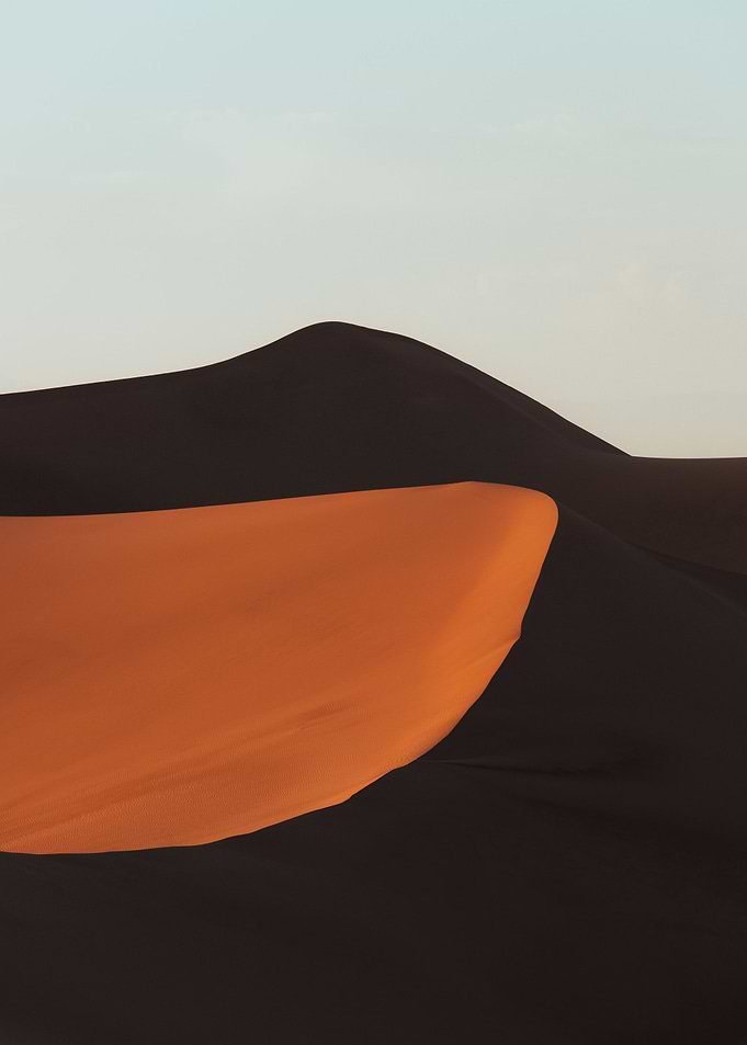 Red sand dune