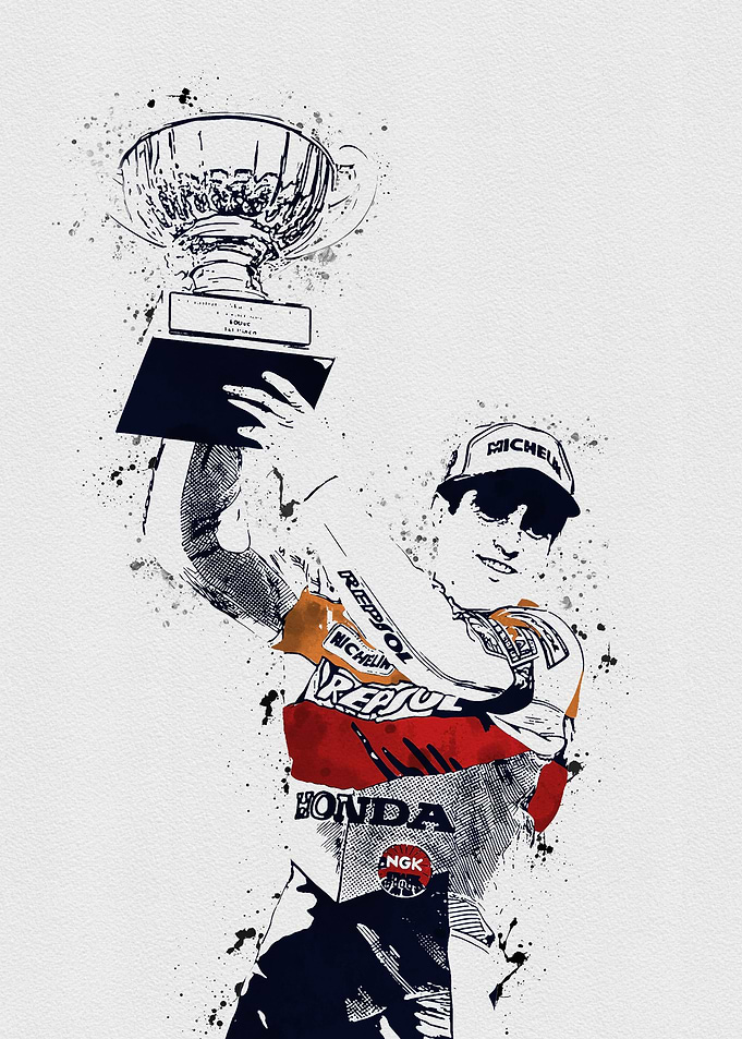 Mick Doohan Poster