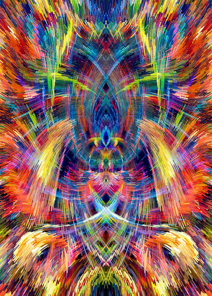 Baby dont Cry Abstract Art