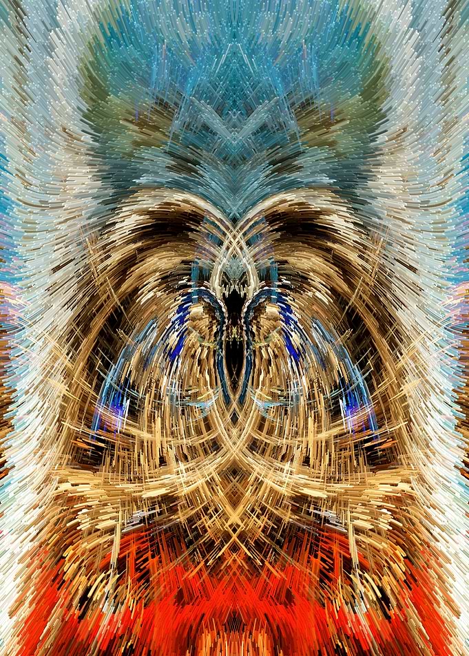 Baby dont Cry Abstract Art