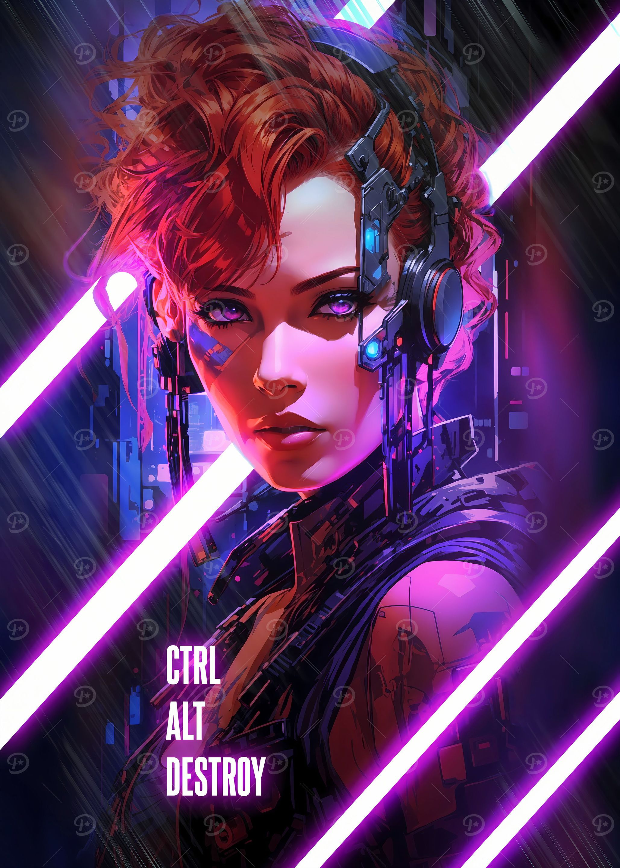 Ctrl Alt Destroy Cyberpunk