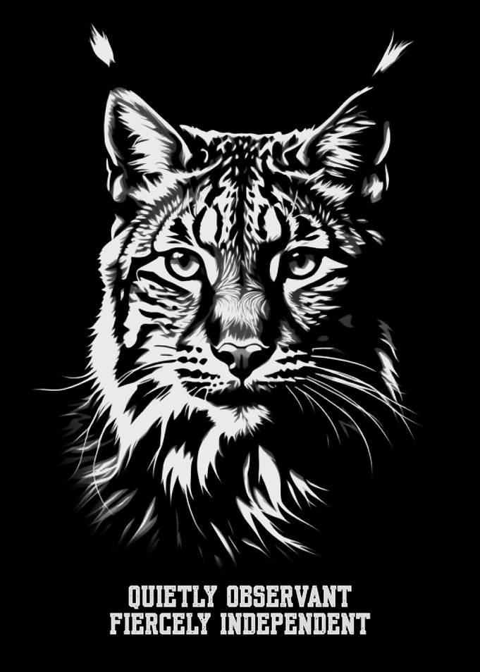 Lynx silhouette