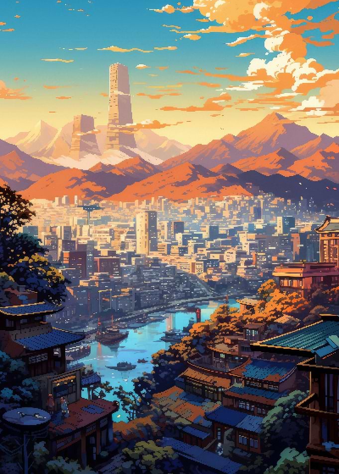 Seoul Pixel Art