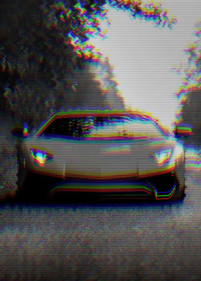 CAR GLITCH ART