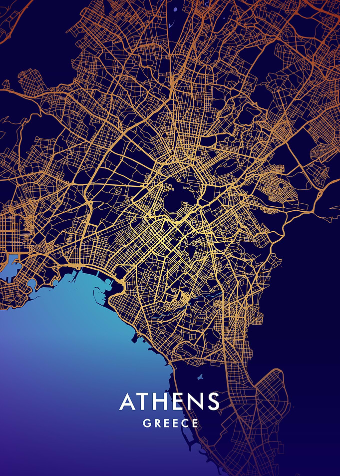 Athens Map