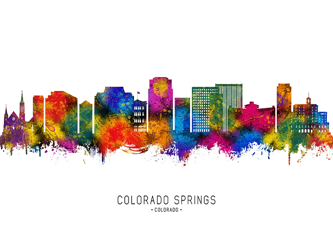 Colorado Springs Skyline