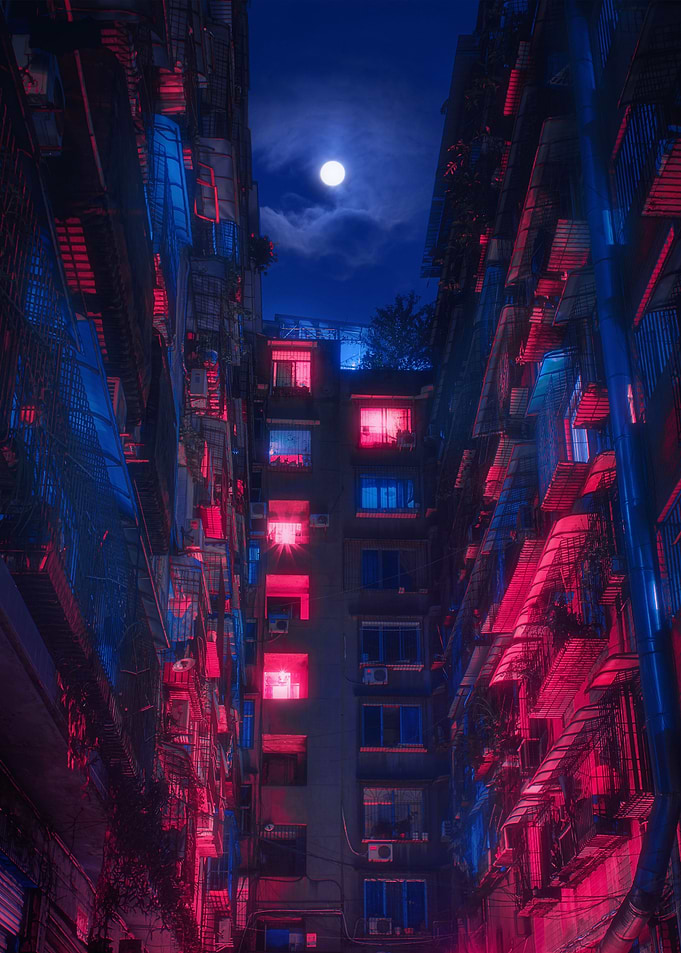Cyberpunk Neon City