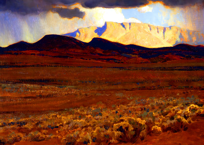 Storm on the Desert