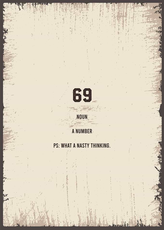 69 funny definition