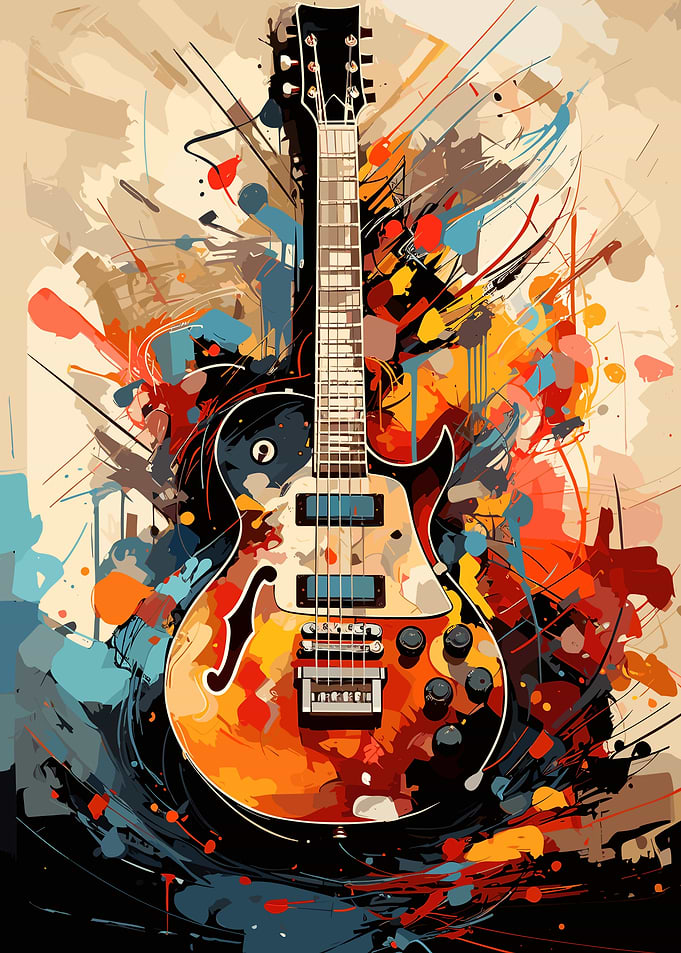 Aesthetic Electric Guitar