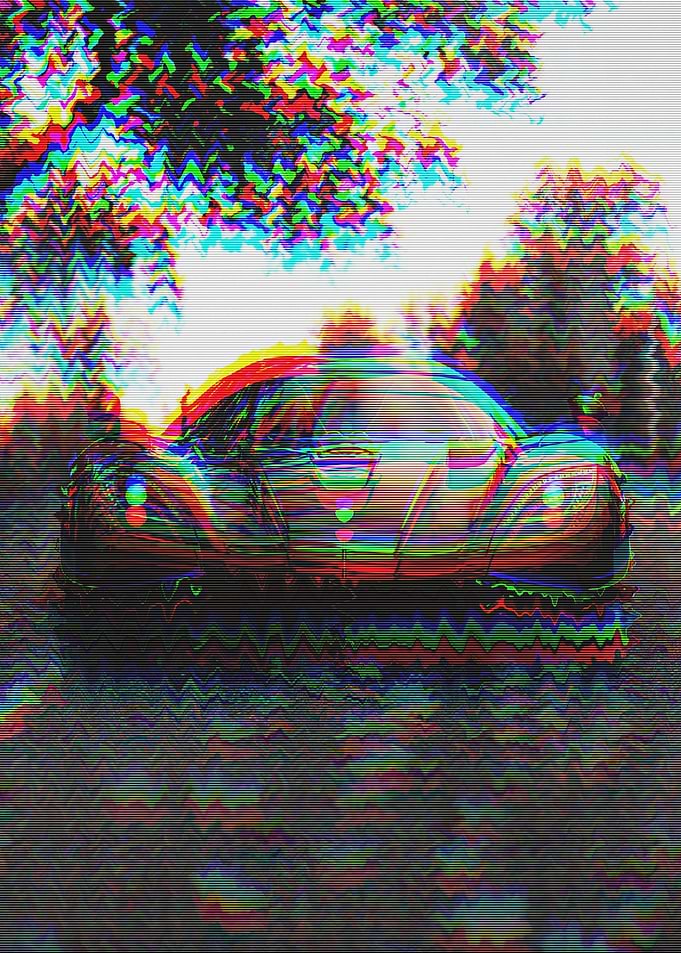 CAR GLITCH ART