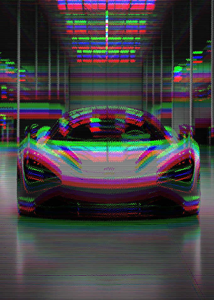 CAR GLITCH ART
