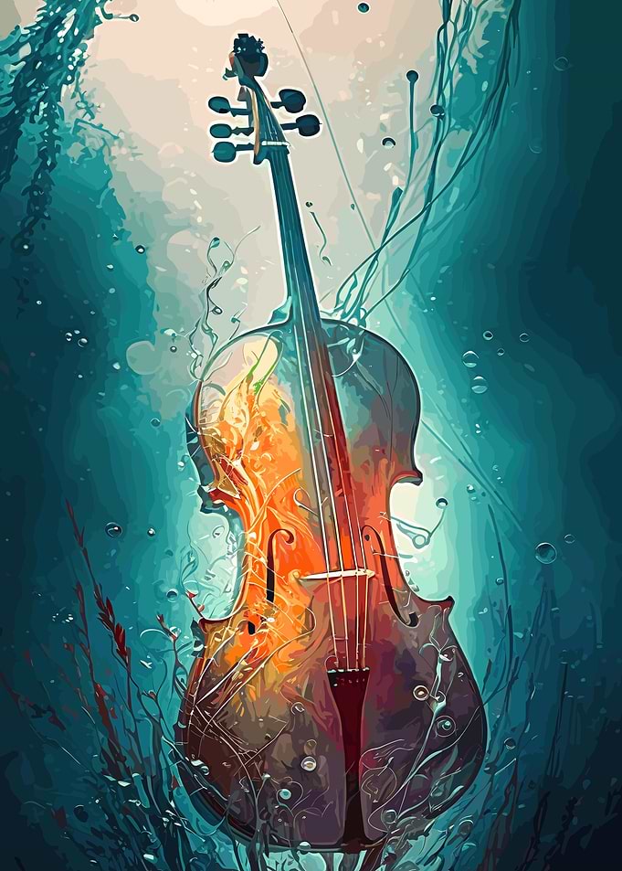 Cello Music Ocean