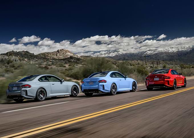 BMW M2 Trio mountain drive