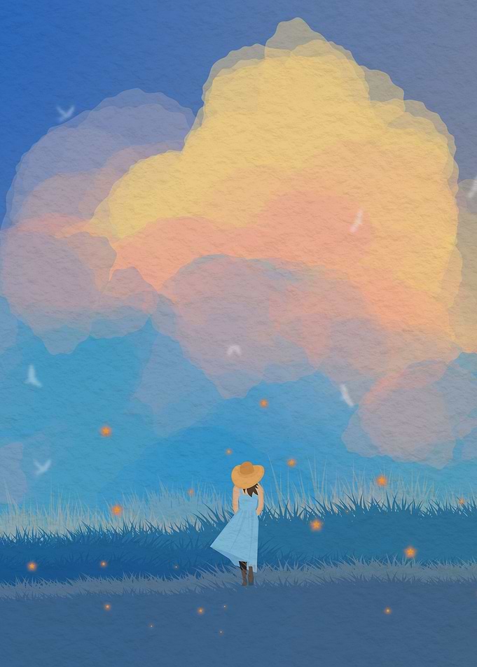 Beautiful evening sky