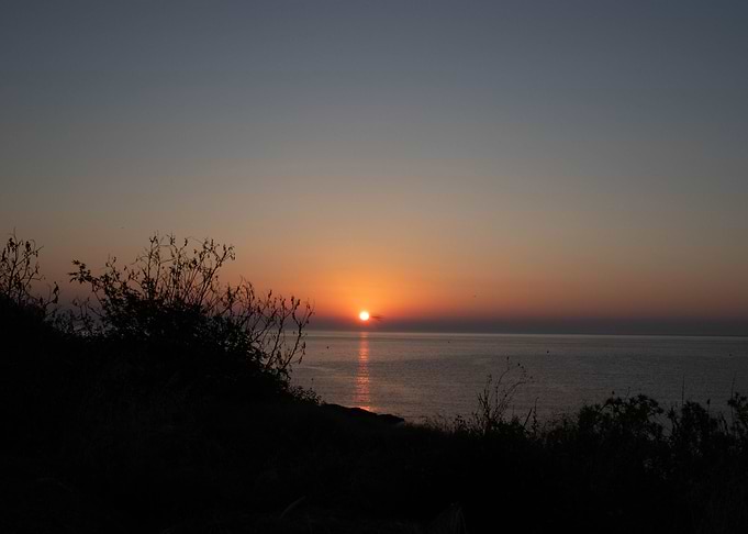 Sunrise Over Sea