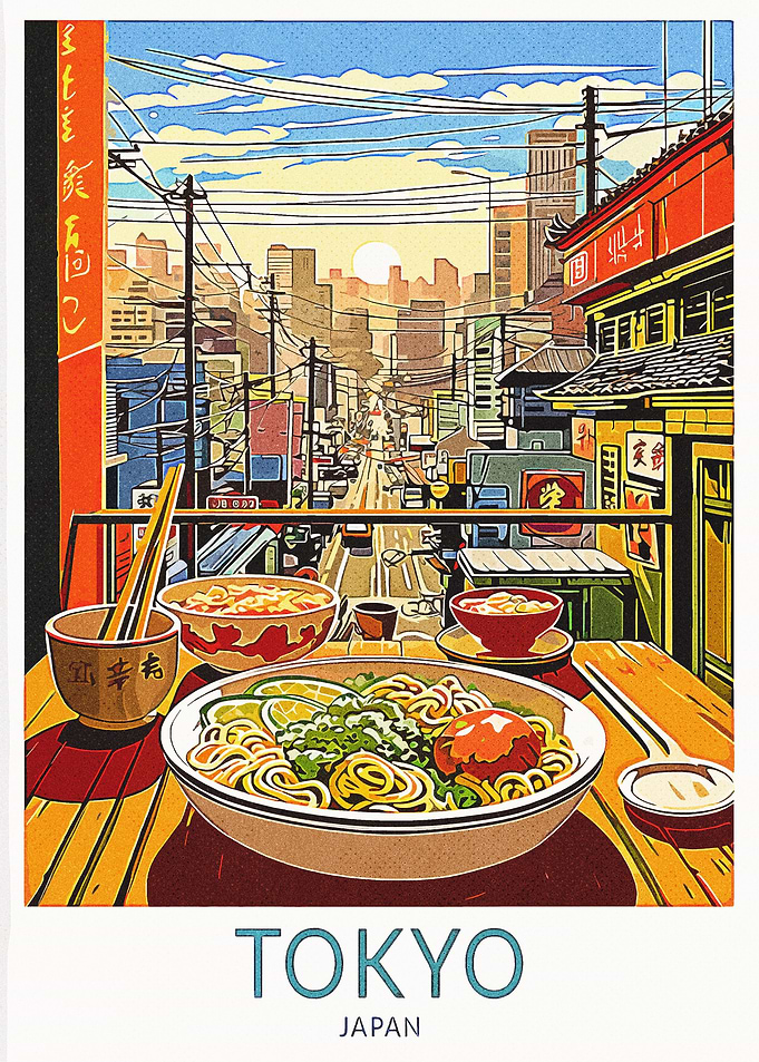 Tokyo Japan Ramen Food