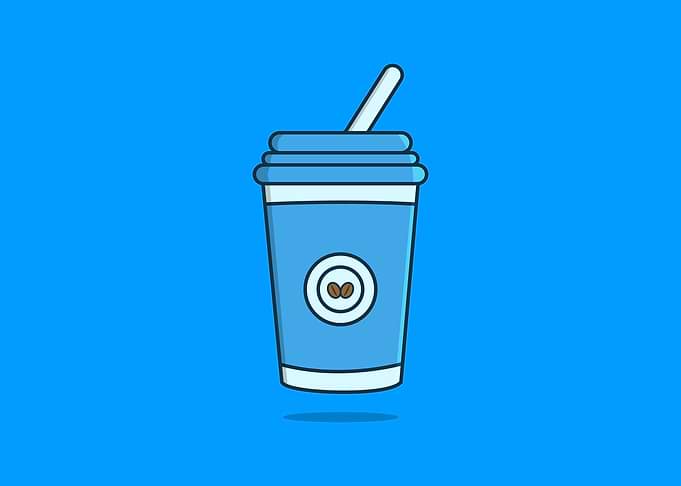 Disposable hot coffee