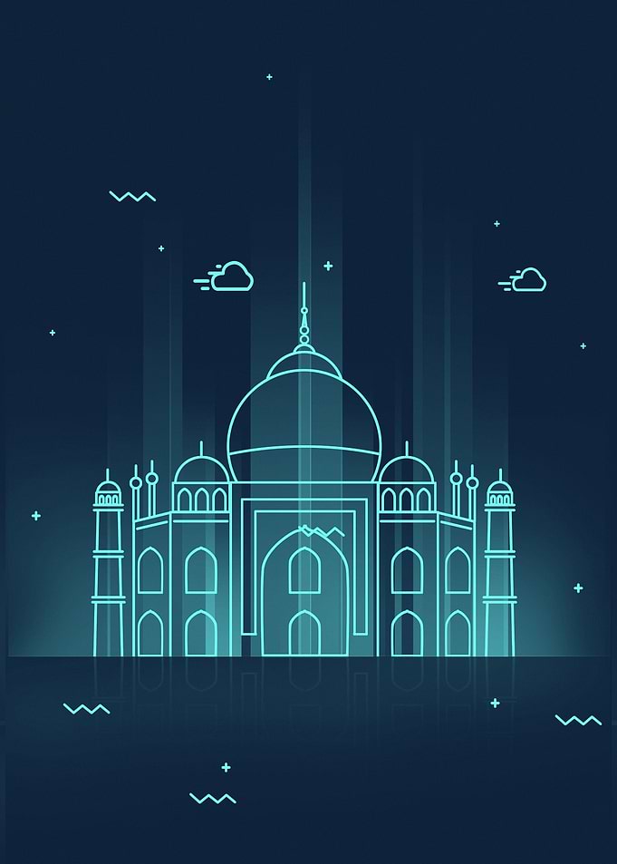 Taj Mahal Neon