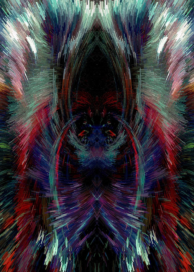 Baby Crying Abstract Art
