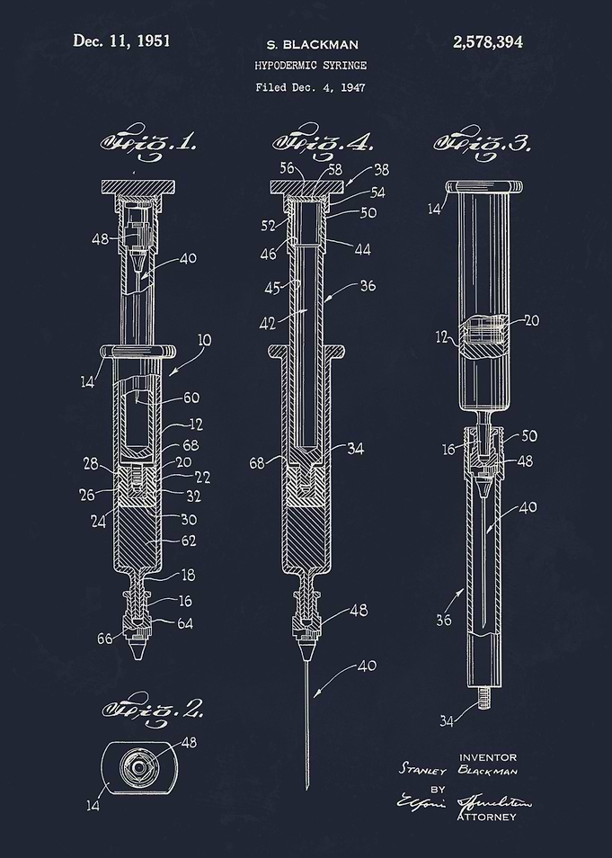 Hypodermic syringe