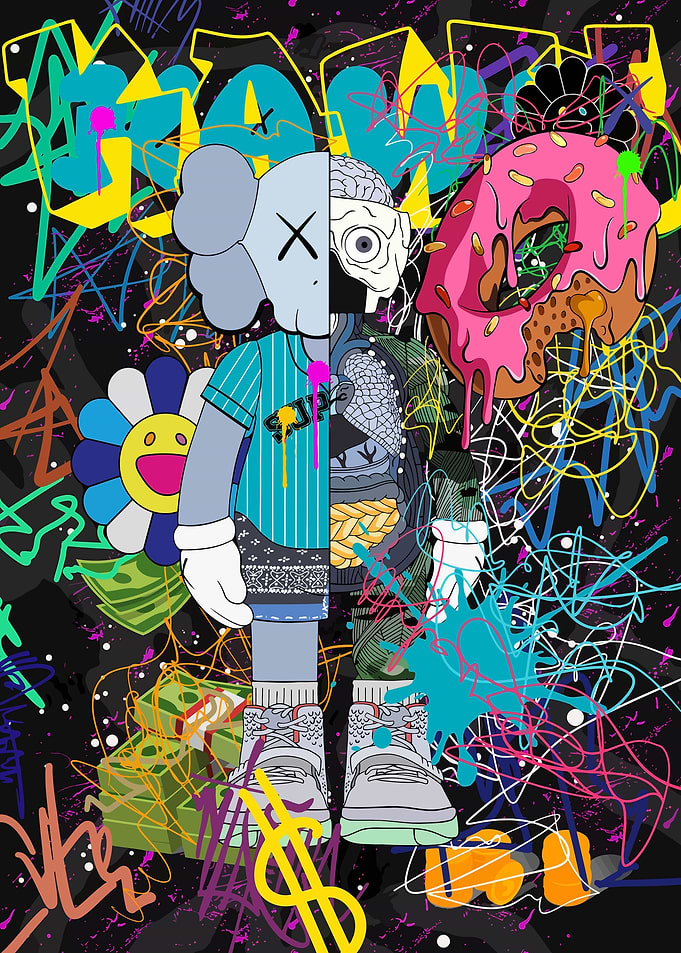 Kaw Kaws Bearbrick
