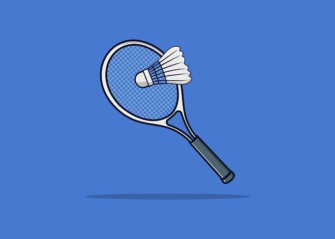 Badminton with Racket