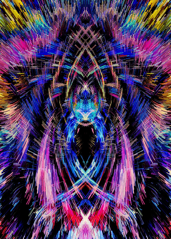 Baby Crying Abstract Art